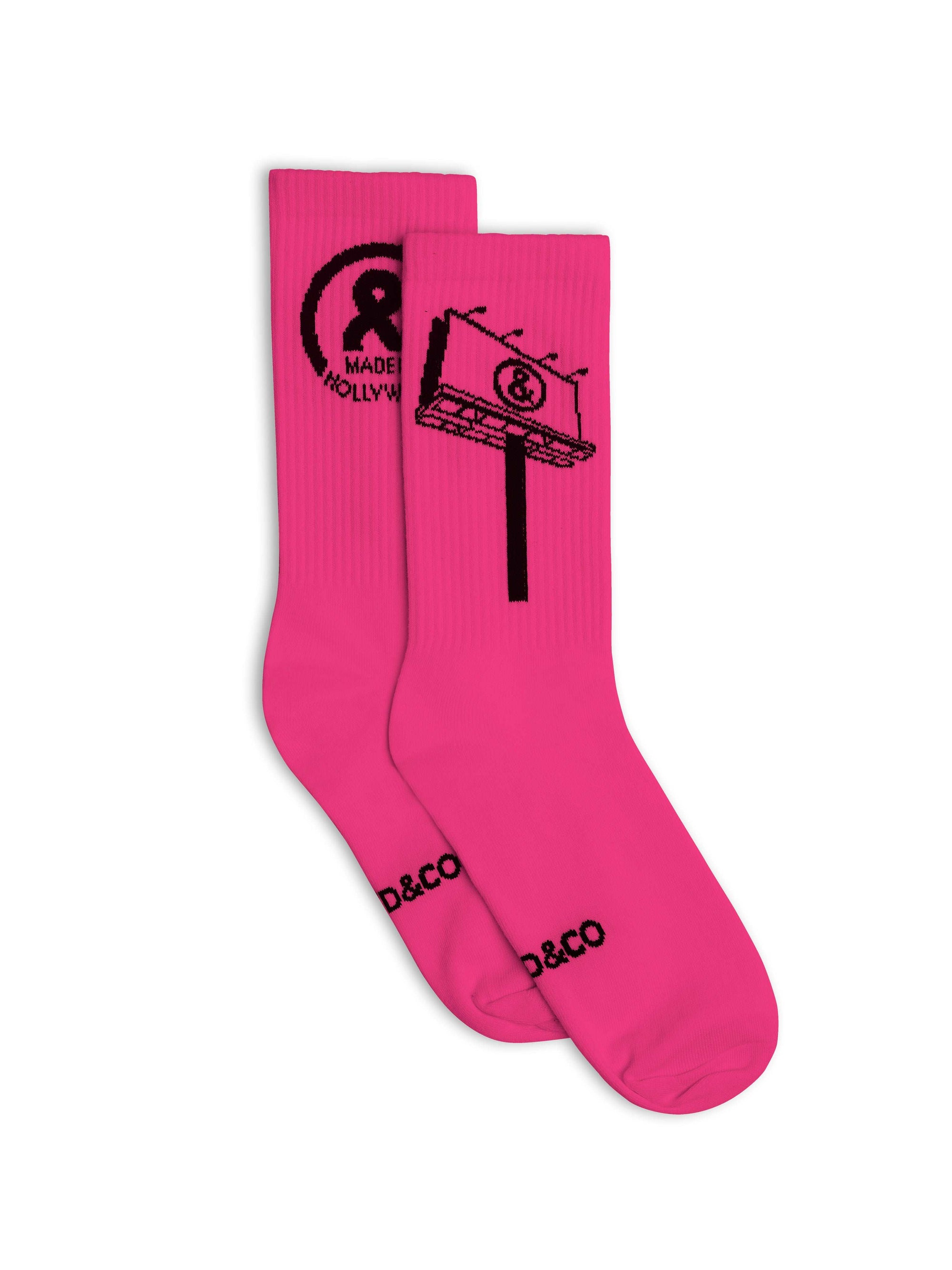 Billboard Pink Socks - Untitled & Co