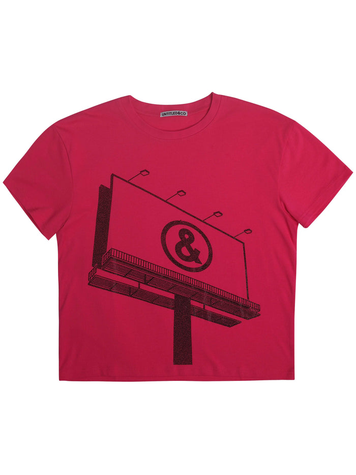 PROPAGANDA TEE IN PINK