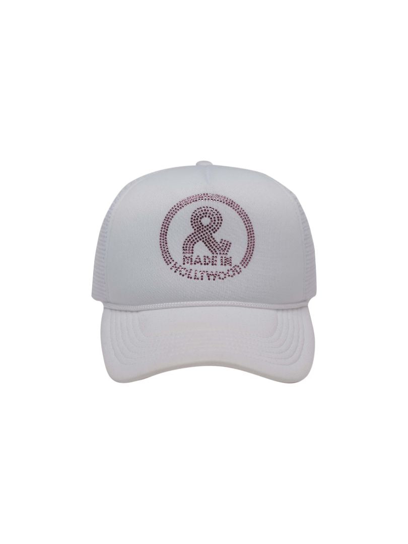 BLVD TRUCKER HAT IN WHITE